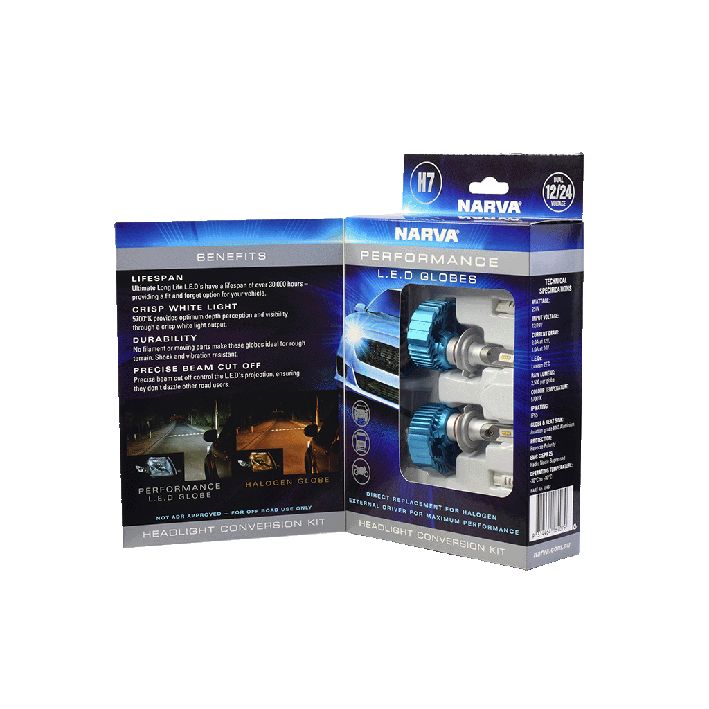 Narva H7 12V/24V LED Conversion Kit - 18407