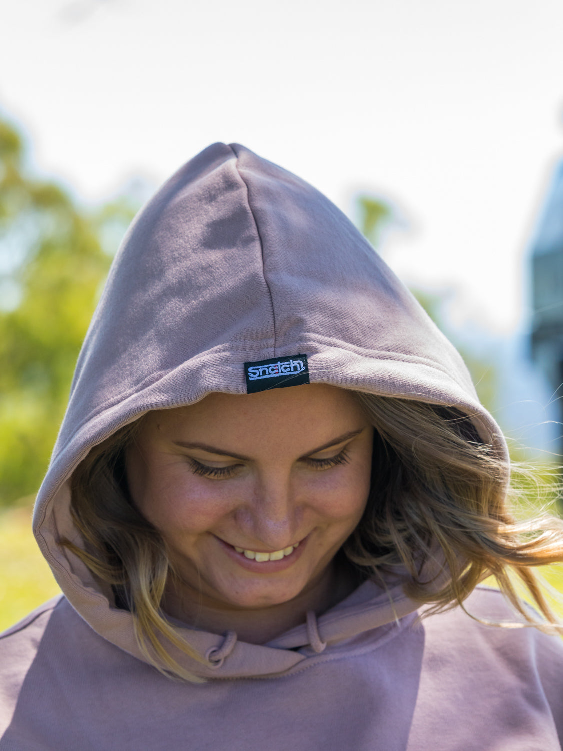 Women's Embroidered SNATCH Hoodie Abode Rose - SF2301AR