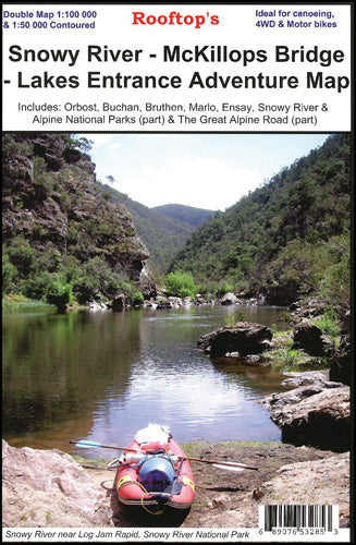 Snowy River - McKillops Bridge - Lakes Entrance Adventure Map - 689076532853