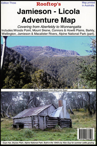 Jamieson - Licola Map - 9781921886096