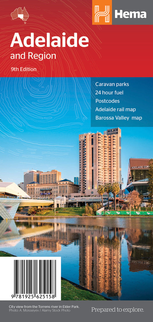 Adelaide And Region Map Edition 9 - 9781925625158