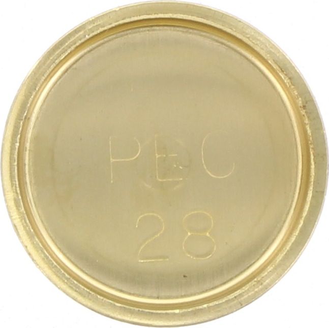 Kelpro Brass Welch Plug 28mm - RBC28MM