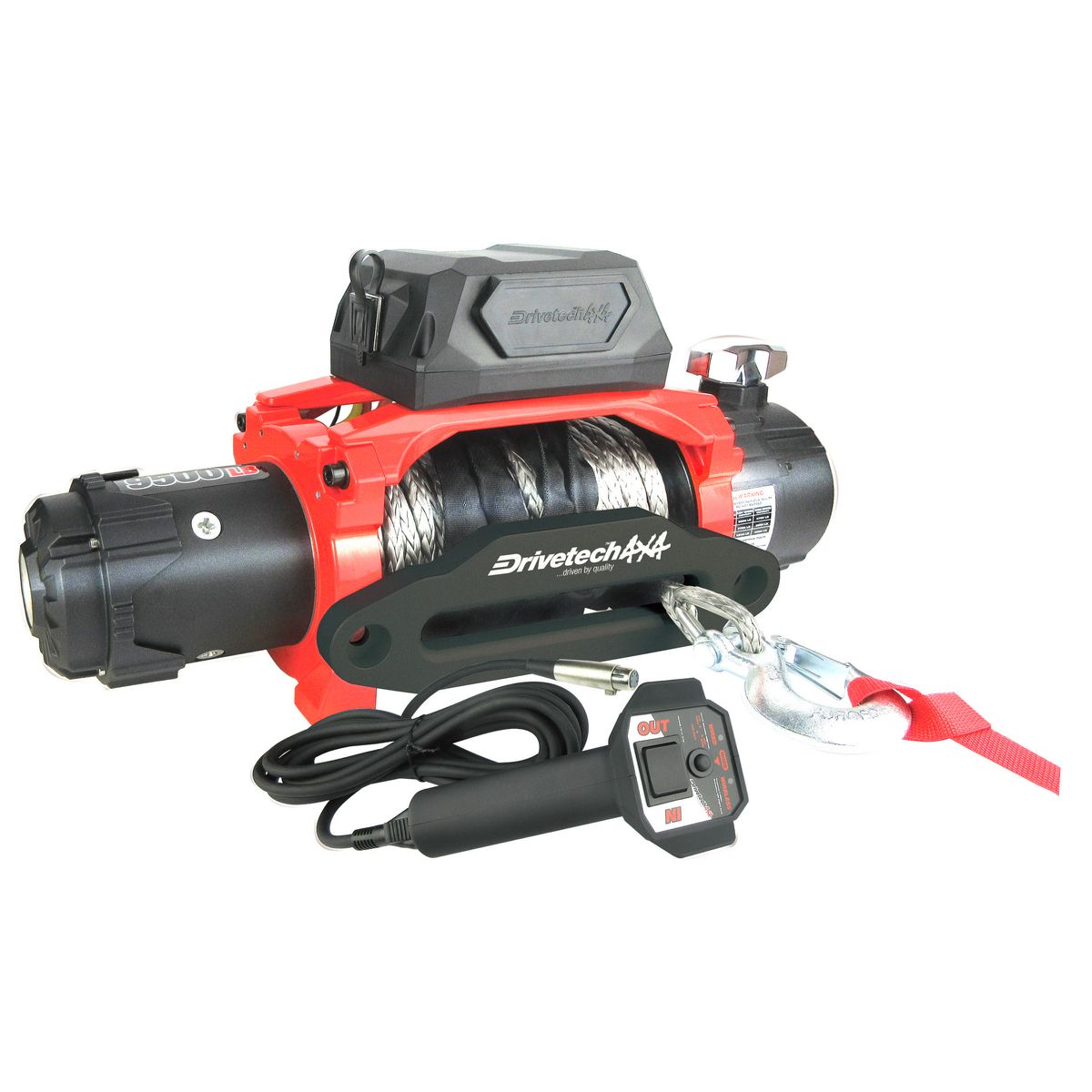 Drivetech 4x4 Dual Speed Winch 12,000lb - DT-D12000SR