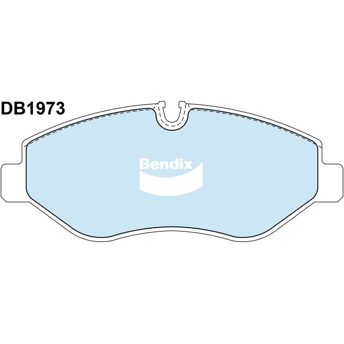 Bendix Brake Pads Set - Euro+ Inc Wear Sensor - DB1973EURO