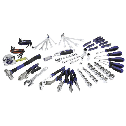 Mechpro Blue Tool Kit with 3 Drawer Chest 1/4In & 3/8In Drive 173pc - MP214KCRV