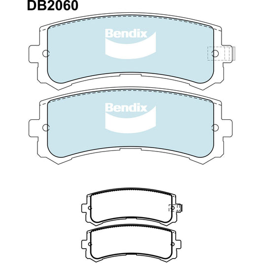 Bendix Brake Pads Set - Heavy Duty - DB2060HD