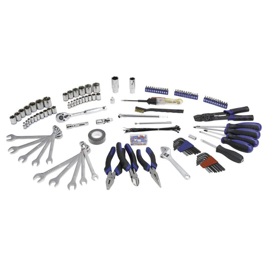 Mechpro Blue Tool Kit with 2 Drawer Chest 1/4In & 3/8In Drive 156pc - MP216KCRV