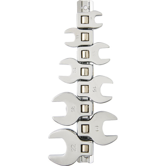 Mechpro Blue Crow's Foot Spanner Set Metric 3/8In Drive 8pc - MPBW102K