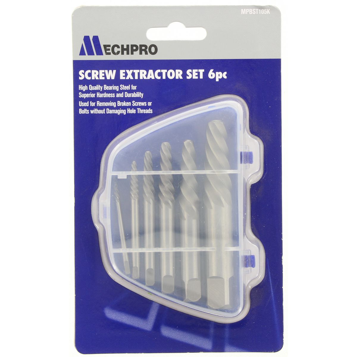 Mechpro Blue Screw Extractor Set 6pc - MPBST105K