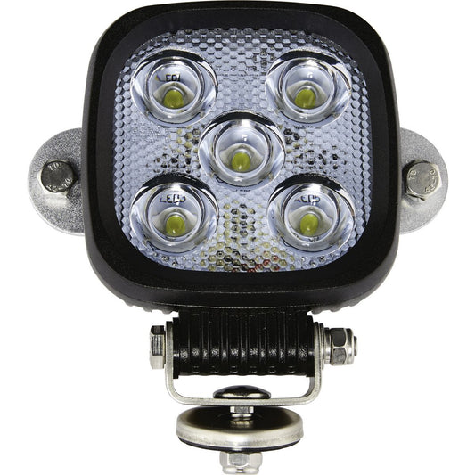 Maxi Trac 5 LED Work Light, Sqaure, 15W, 1250 Lumens, 12/24 Volt - MTWL5SQS3