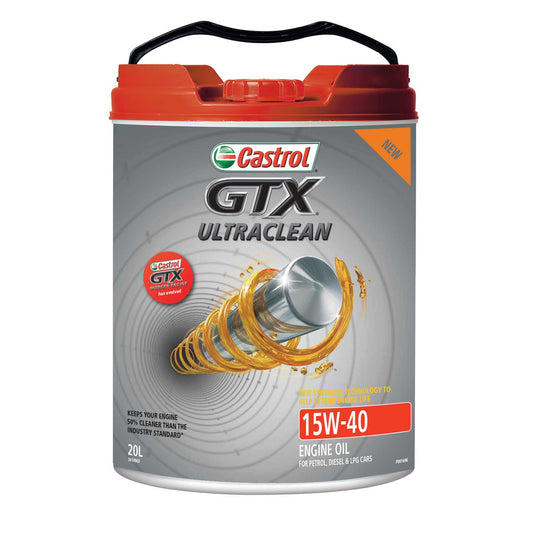Castrol GTX ULTRACLEAN 15W-40 Engine Oil 20L - 3414903