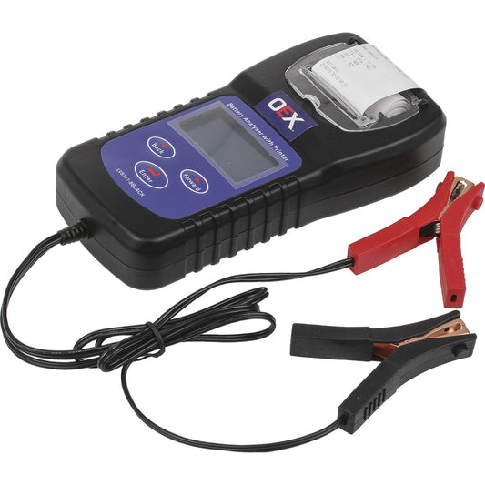 OEX Battery Tester with Printer - LV8111-8BLACK