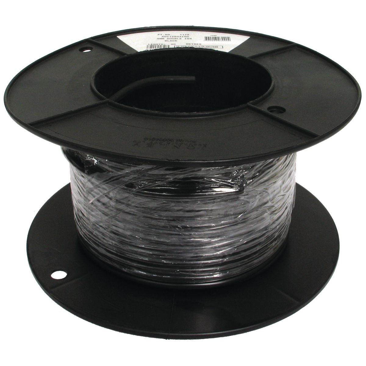 OEX Automotive Cable Single Core 4mm Red W/Black Sheath 30M Roll - ACX0773