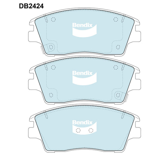Bendix Brake Pads Set - 4WD/SUV - DB2424-4WD