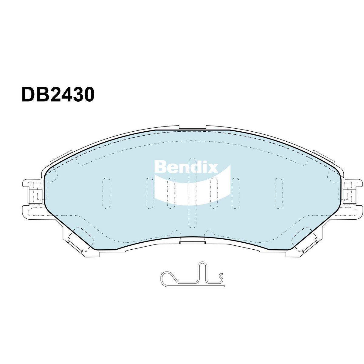 Bendix Brake Pads Set - 4WD/SUV - DB2430-4WD