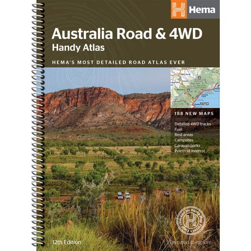 Aust Road & 4WD Handy Atlas Edition 12 - 9781876413750
