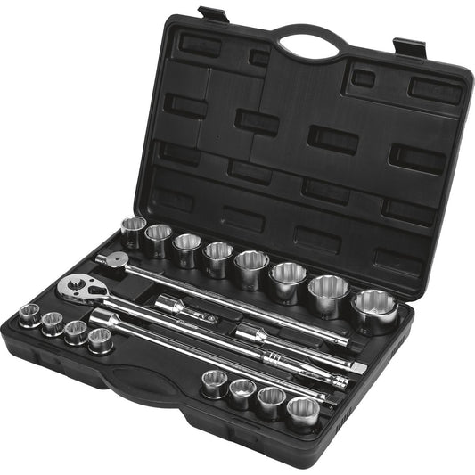 Mechpro Blue Socket Set Metric 3/4In Drive 21pc - MPBSK101K