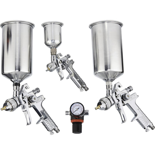 Mechpro 4pc HVLP Spray Gun Kit - MPAT6