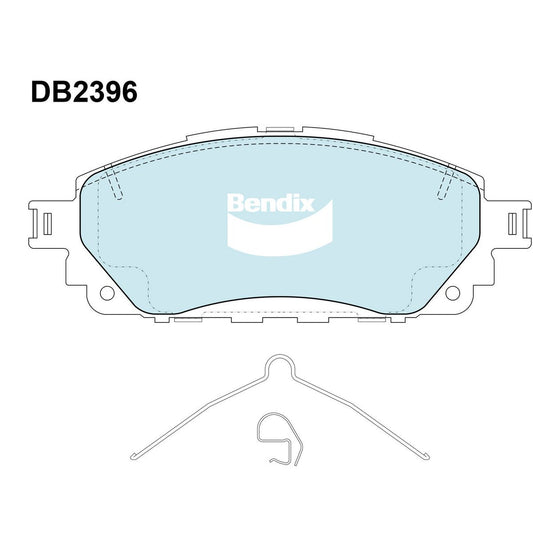 Bendix Brake Pads Set - 4WD/SUV - DB2396-4WD