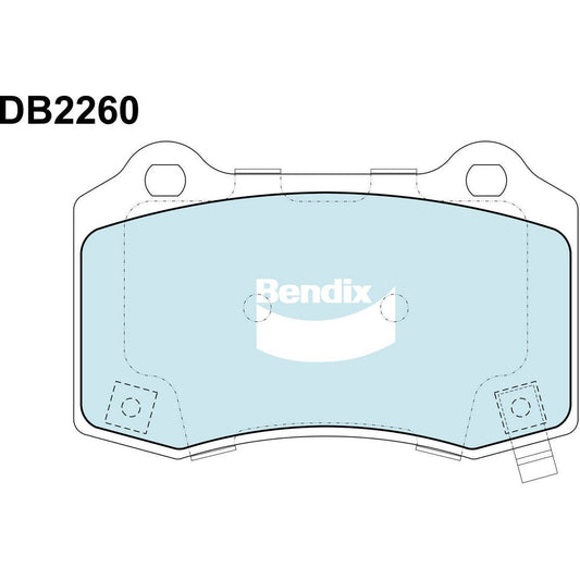 Bendix Brake Pads Set - 4WD/SUV - DB2260-4WD