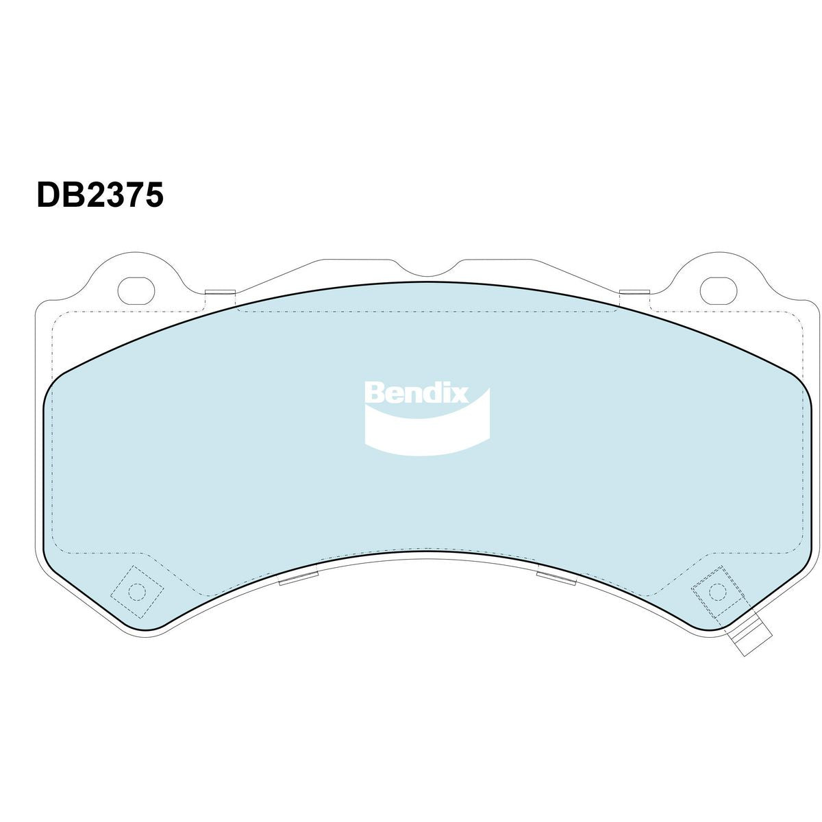Bendix Brake Pads Set - Ultimate - DB2375ULT