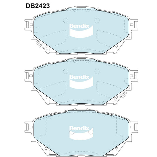 Bendix Brake Pads Set Heavy Duty - DB2423HD
