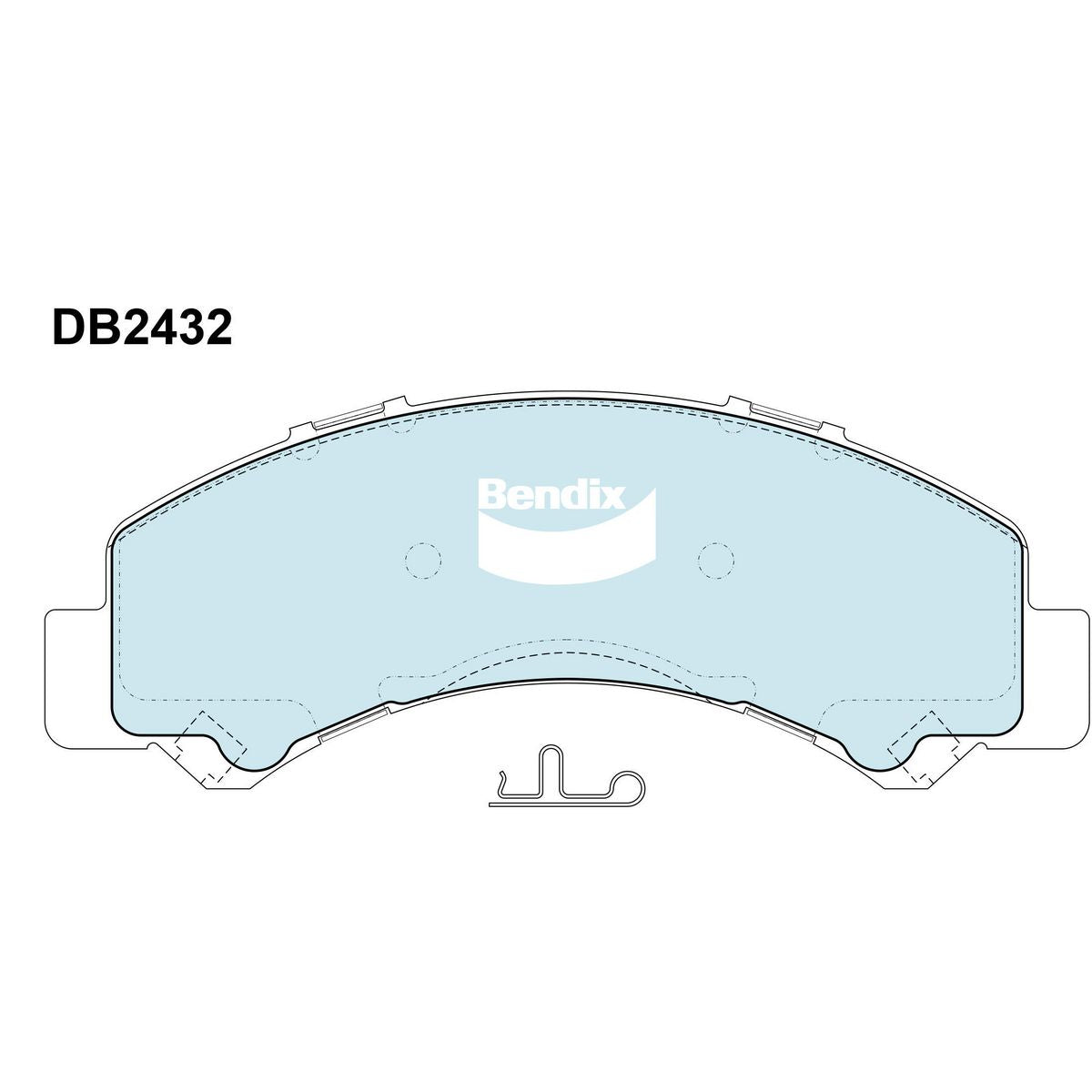 Bendix Brake Pads Set Heavy Duty - DB2432HD