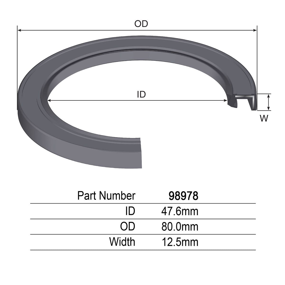 Kelpro Oil Seal - 98978