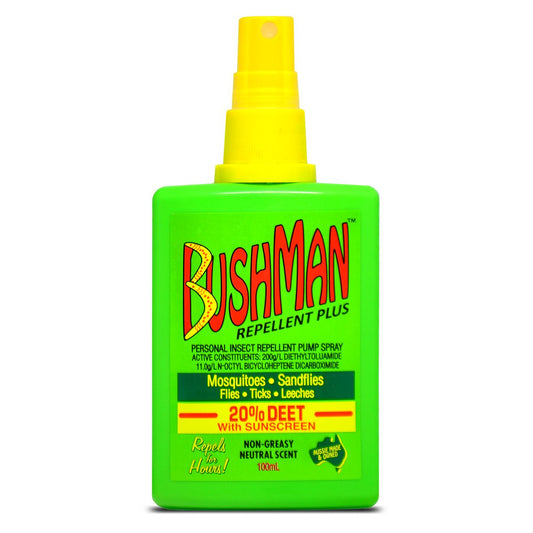 Bushman Insect Repellant 20% DEET with Sunscreen - BP100P