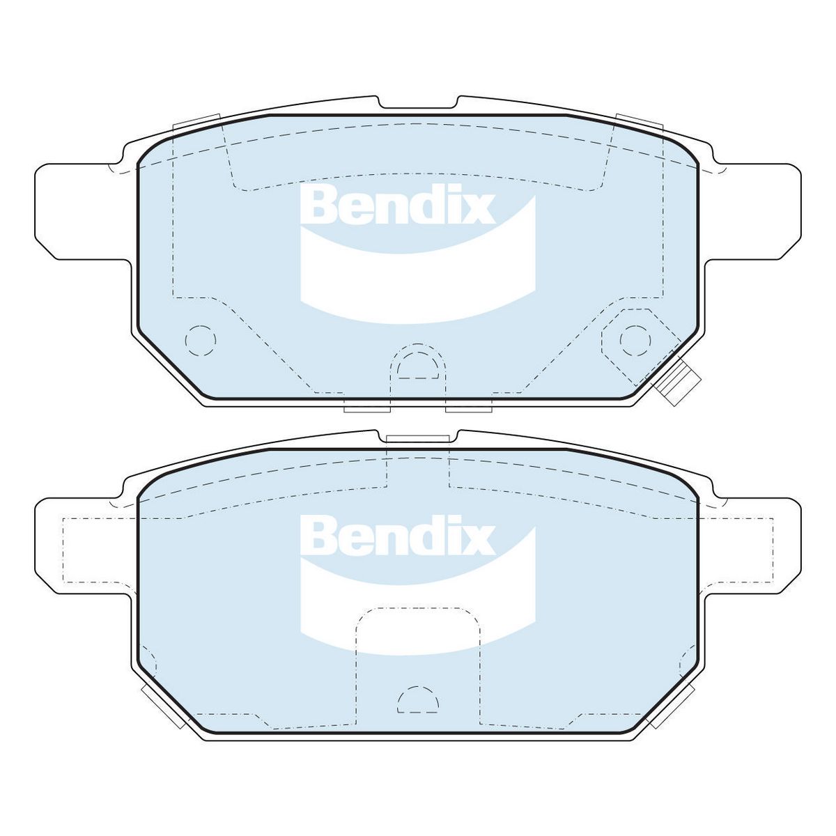 Bendix Brake Pads Set - 4WD/SUV - DB2364-4WD
