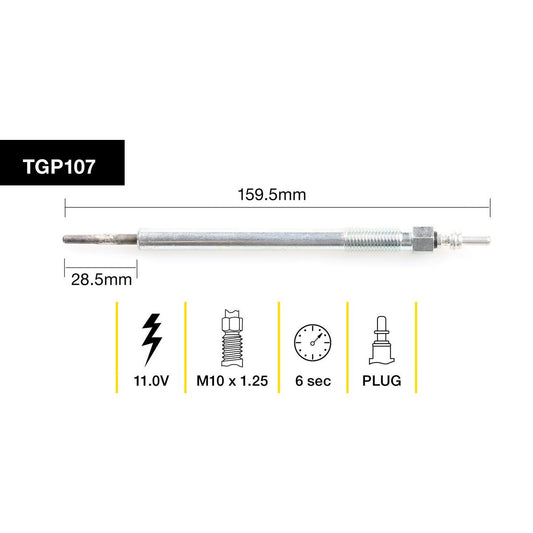 Tridon Glow Plug 11.0V - TGP107