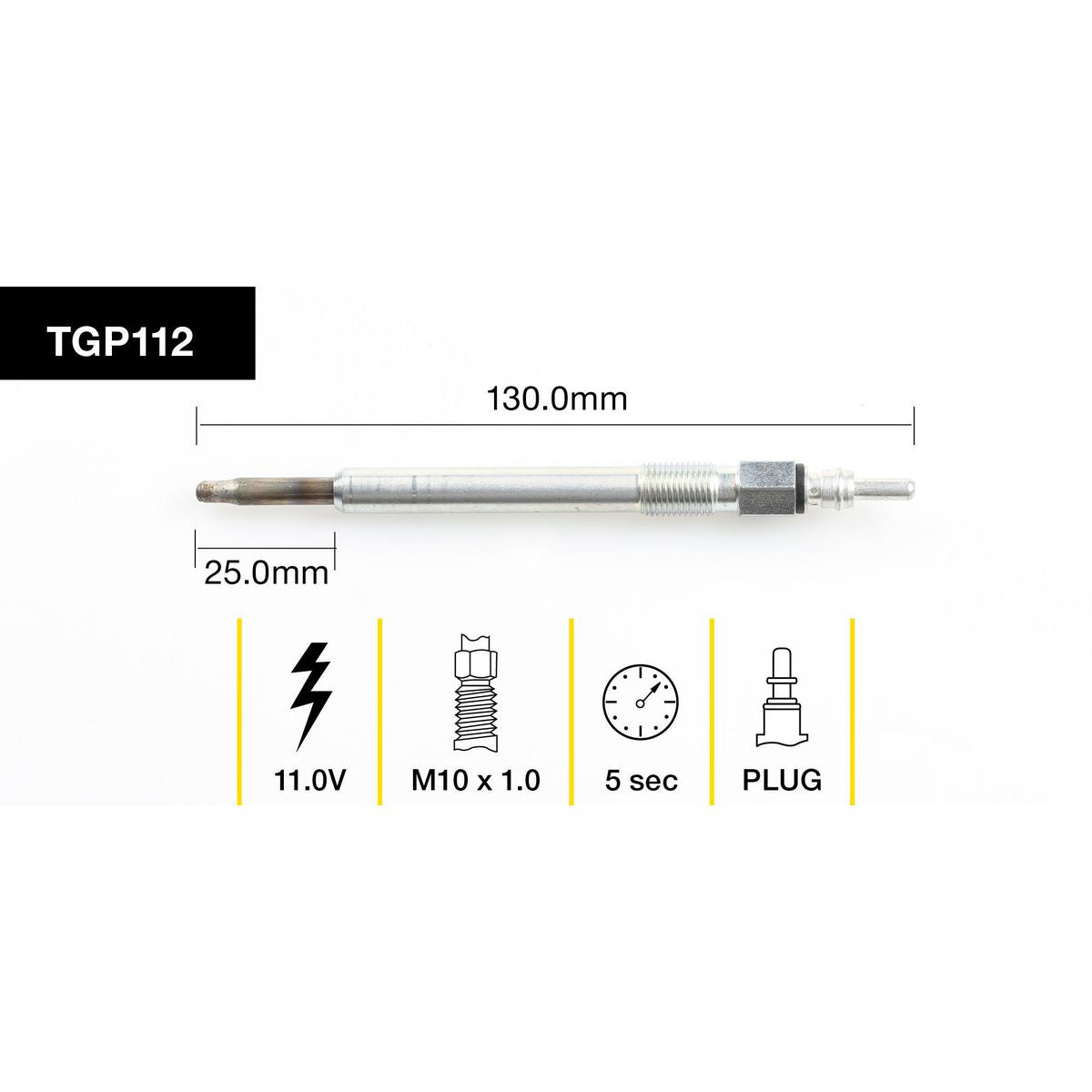 Tridon Glow Plug 10.0V - TGP112