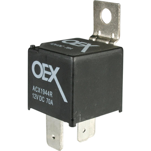 OEX Mini Relay 12V Normally Open 70A - Resistor Protected, Sealed - ACX1944RBL