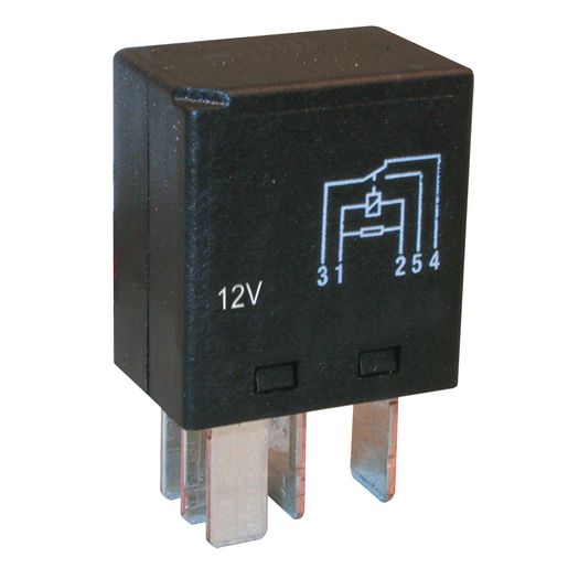 OEX Micro Relay 12V Change Over 25/10A - Resistor Protected, Sealed - ACX1981BL