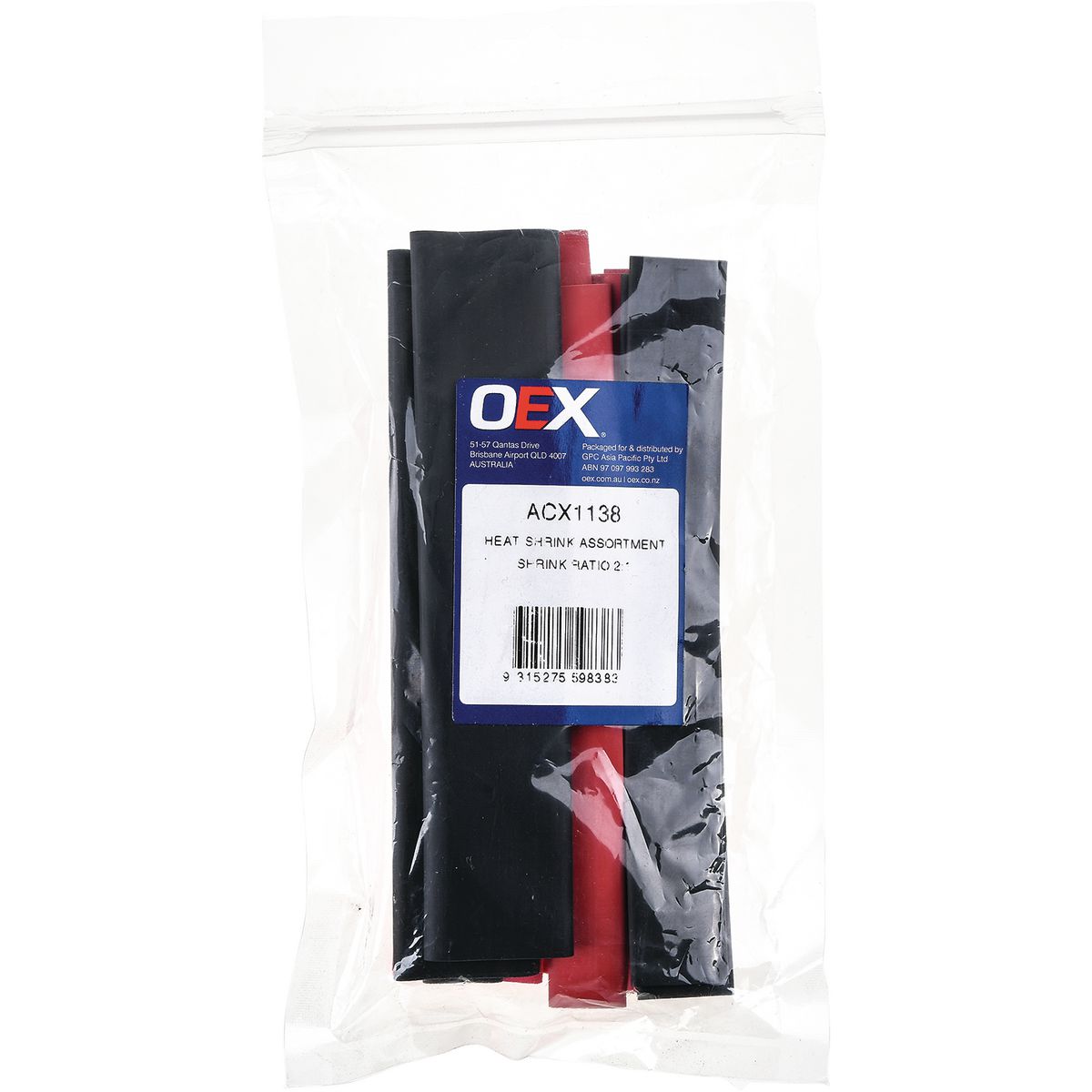 OEX Heat Shrink - Assortment Pack 9-18.2mm - ACX1138