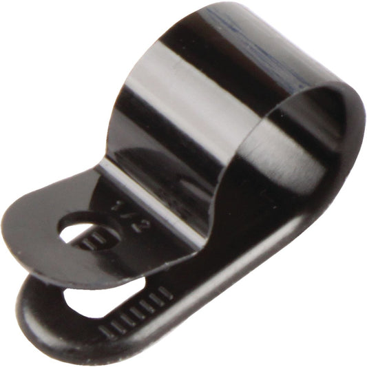 OEX P-Clip 13.5mm Nylon Black 100 Pack - ACX1303BK