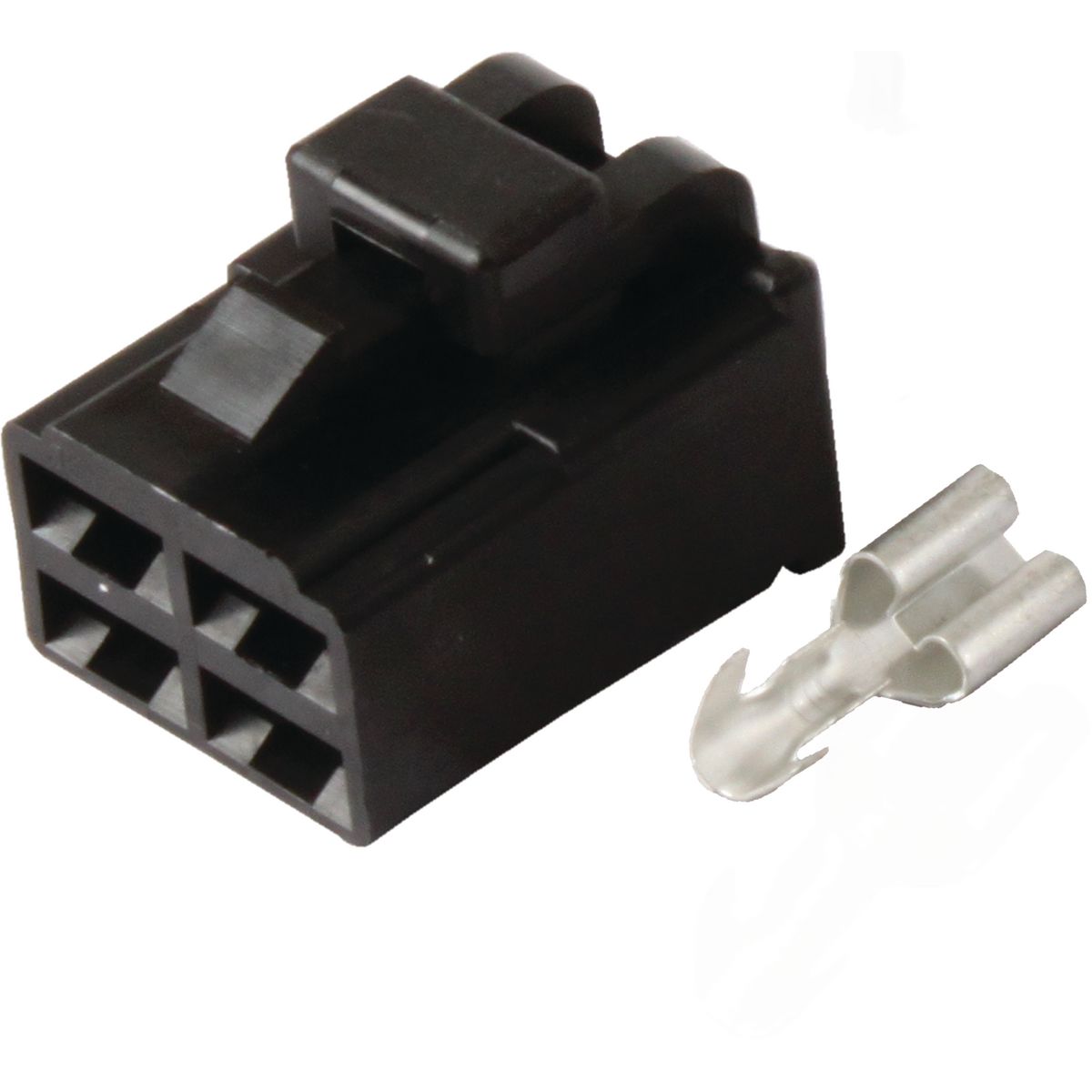 OEX QC Connector Male Black 4 Pole - 10 Pce - ACX2689BK