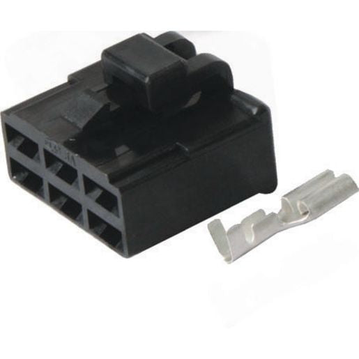 OEX QC Connector Male Black 6 Pole - 10 Pce - ACX2690BK