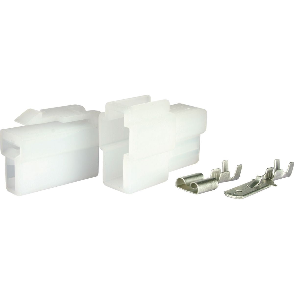 OEX QC Connector Male/Female White 2 Pole - 1 Kit - ACX2693BL