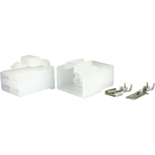 OEX QC Connector Male/Female White 4 Pole - 1 Kit - ACX2695BL