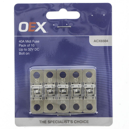 OEX 40A MIDI Fuse (10 Pack) - ACX6504