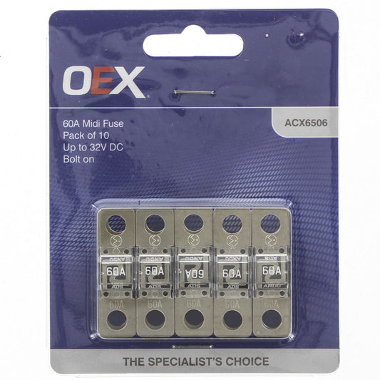 OEX 60A MIDI Fuse (10 Pack) - ACX6506