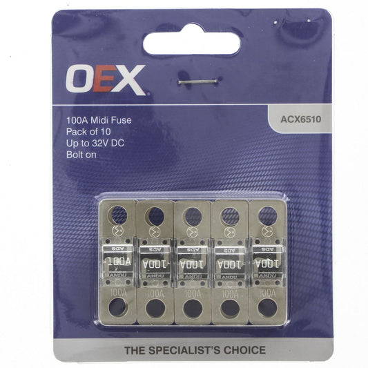 OEX 100A MIDI Fuse (10 Pack) - ACX6510