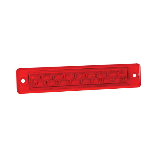 LED Autolamps  12V Slimline LED Stop/Tail Lamp With Red Lens - 25R12