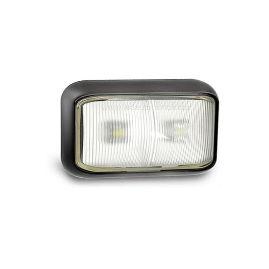 LED Autolamps 10/30V Front Outline Position Marker With 2 White LED Blister Pack - 58WM