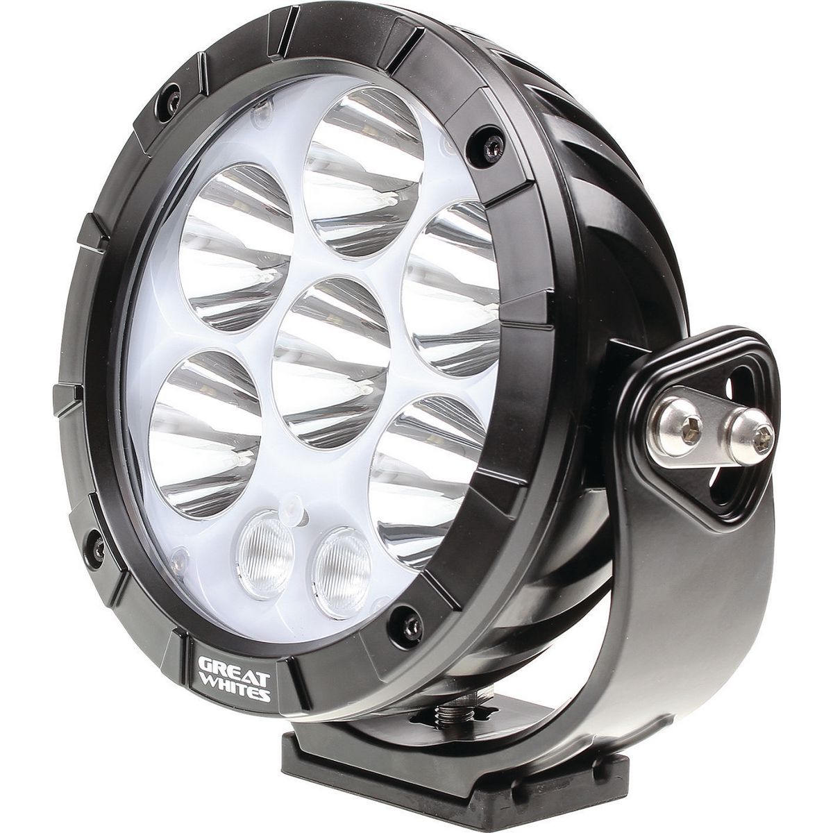 Great Whites Attack 170 LED Driving Light Backlit DRL Combination Beam - GWR10084