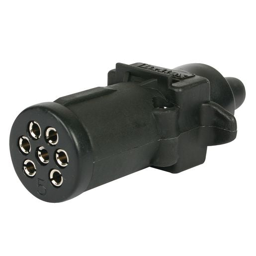 OEX Trailer Plug 7 Pin Small Round Plastic - ACX2790