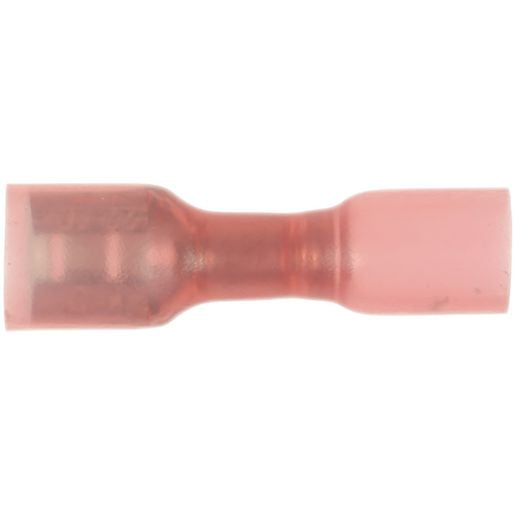 OEX Crimp Terminal Female Blade Red Terminal Entry 6.3 x 0.8mm Heat Shrinkable 50 Pce - ACX3182