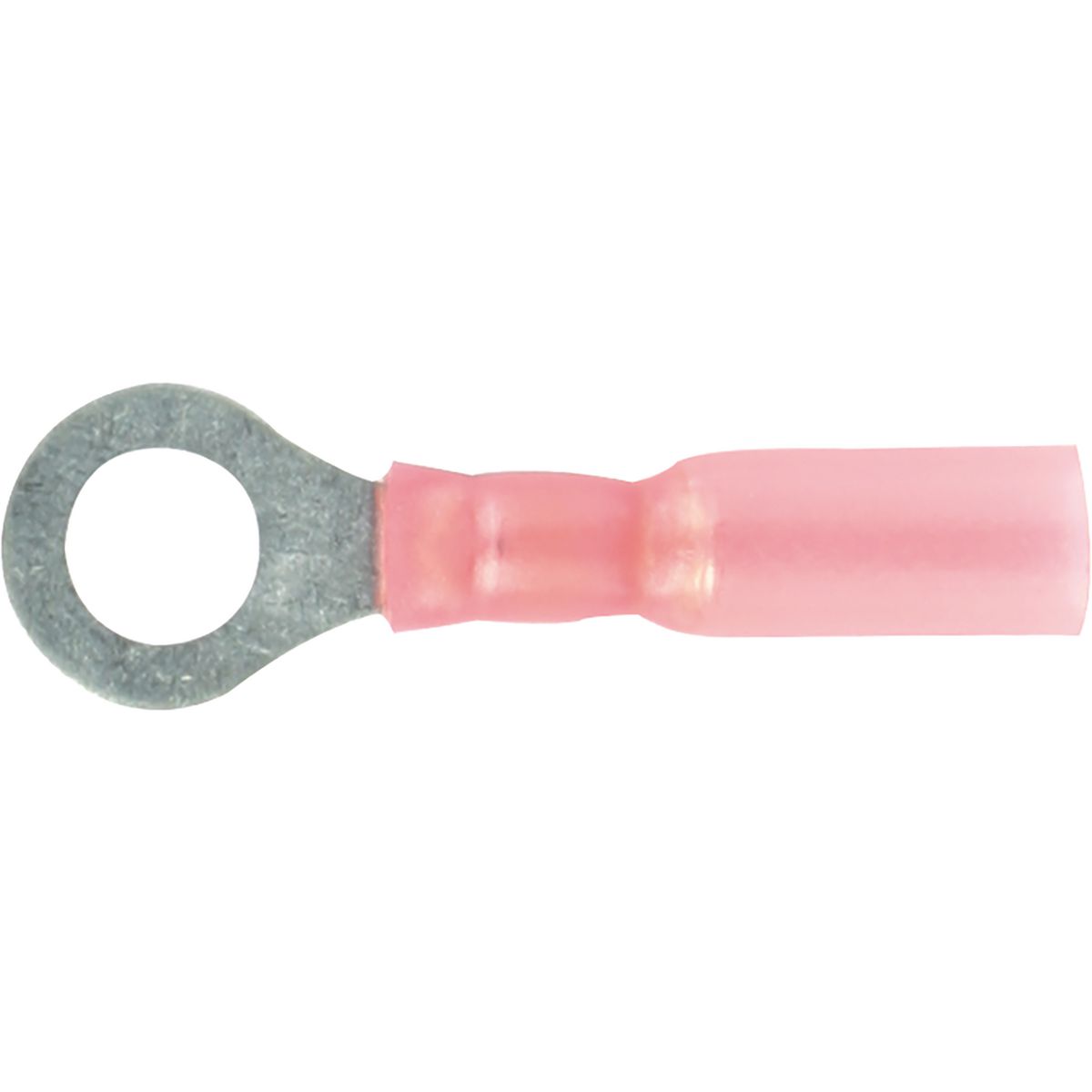 OEX Crimp Terminal Ring Red ID 6.3mm Heat Shrinkable 50 Pce - ACX3177