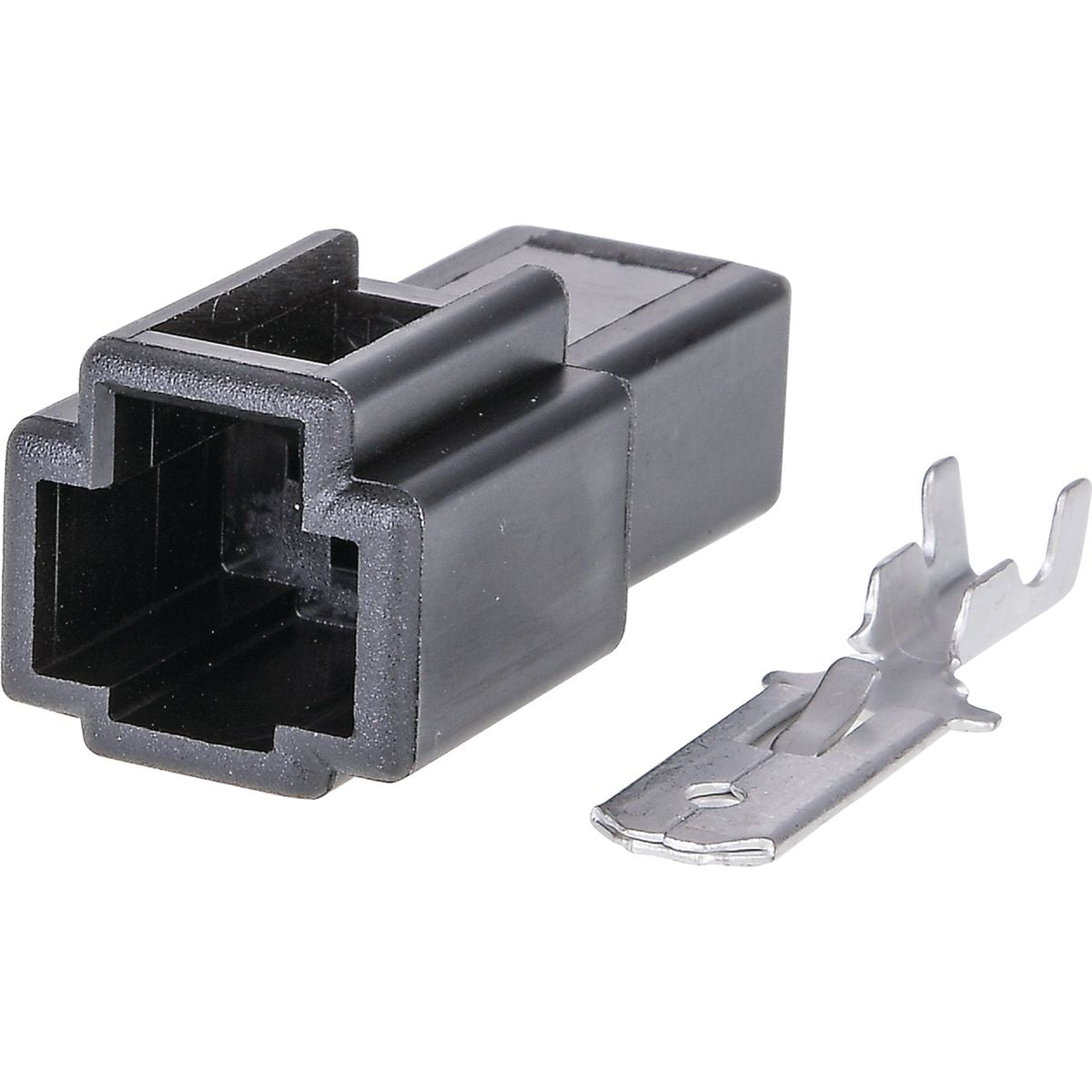 OEX QC Connector Female Black 1 Pole -10 Pce - ACX2680BK